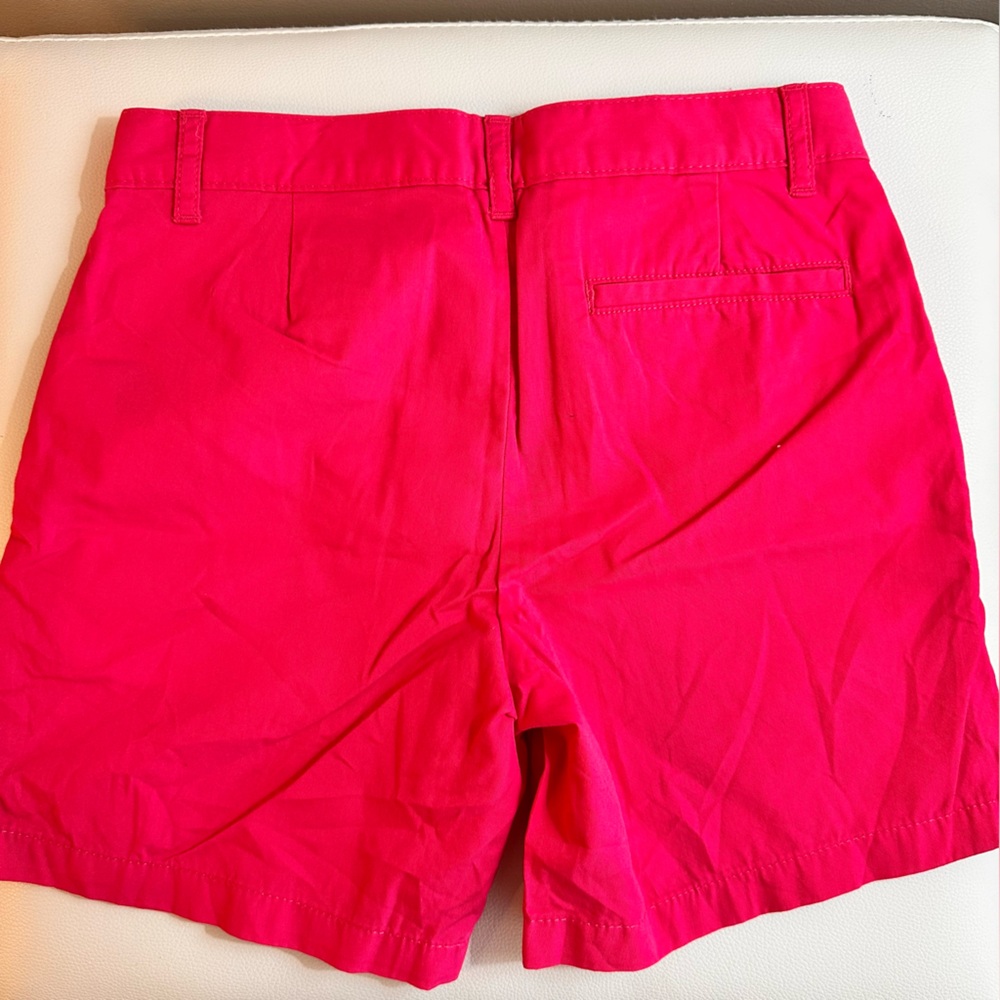 NWT Lands’ End Girls Mini Bermuda Shorts - Size 10 - Hot Pink - Picture 5 of 6